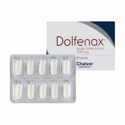 Dolfenax De Colombia 200 Mg 10 Capsulas