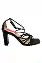 Sandalia Tacon Negro Lili