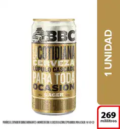 Cerveza BBC La Cotidiana - Lata 269 ml x1