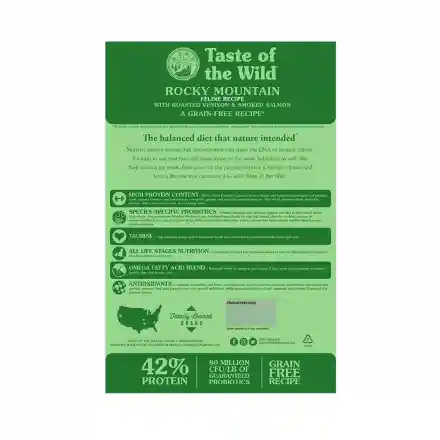 Taste Of The Wild Concentrado para Gatos Salmón Ahumado y Venado