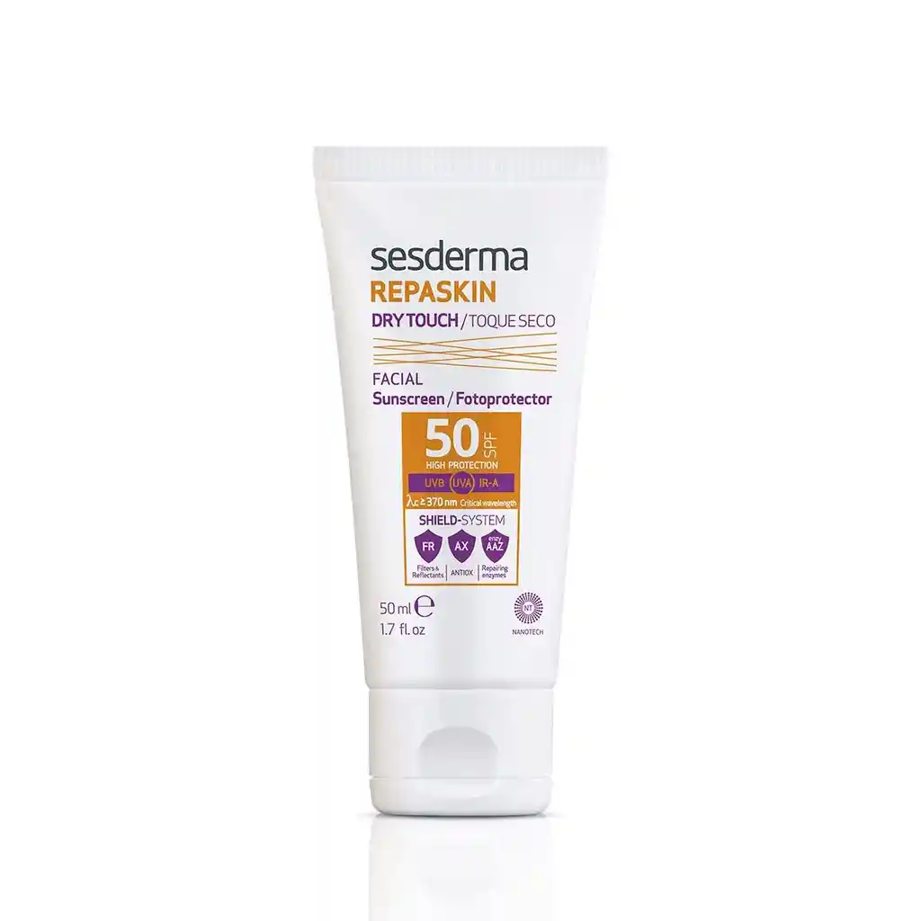 Repaskin Protector Solar Facial Toque Seco SPF 50