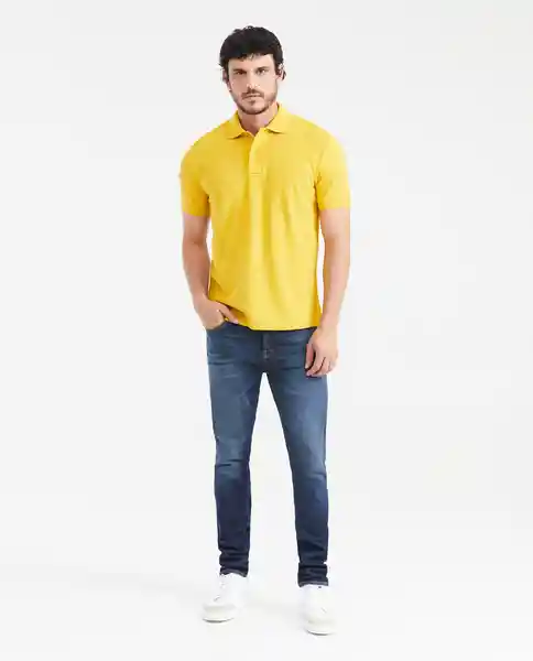 Camiseta Polo Clasic Amarillo Ópaco Oscuro L Chevignon