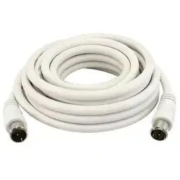 Discover Cable Coaxial Con Conector 12 Pies