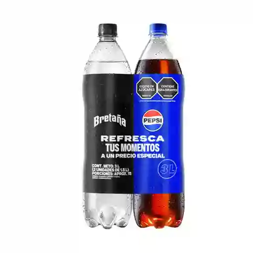 Bretaña Gaseosa + Pepsi Gaseosa