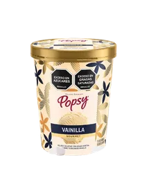 Popsy Helado Gourmet Sabor a Vainilla