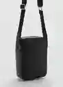 Bolso Park Negro Talla 99 Hombre Mango