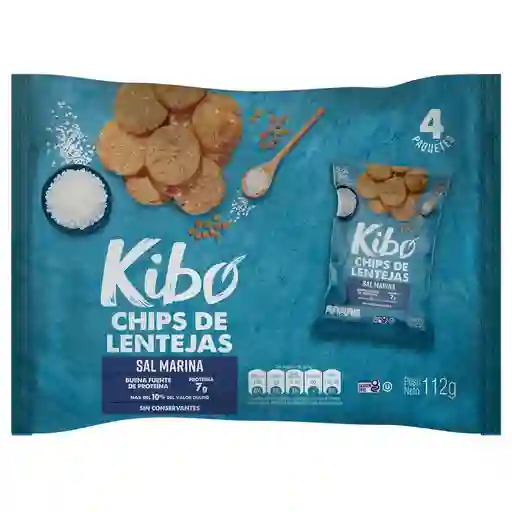 Kibo Chips de Lentejas y Sal Marina