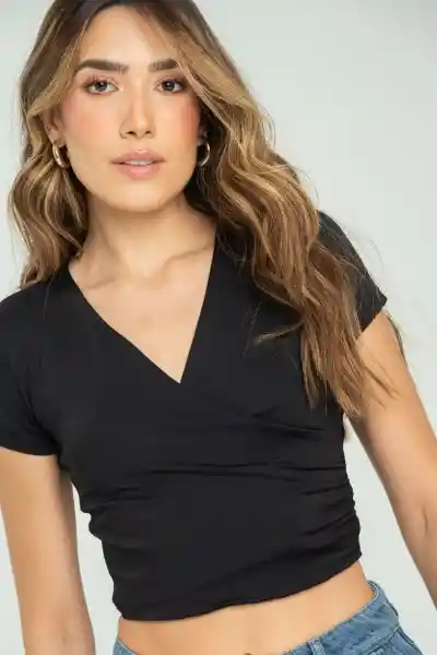 Top Makeno Color Negro Talla S Ragged