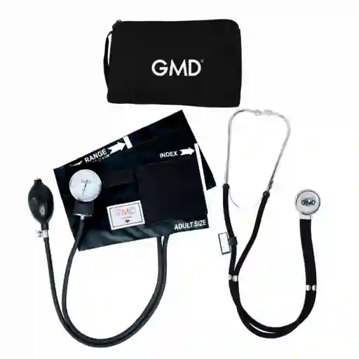 Gmd Kit Fonendoscopio Y Tensiometro Negro