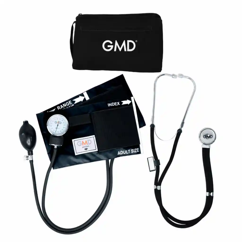 Gmd Kit Fonendoscopio Y Tensiometro Negro