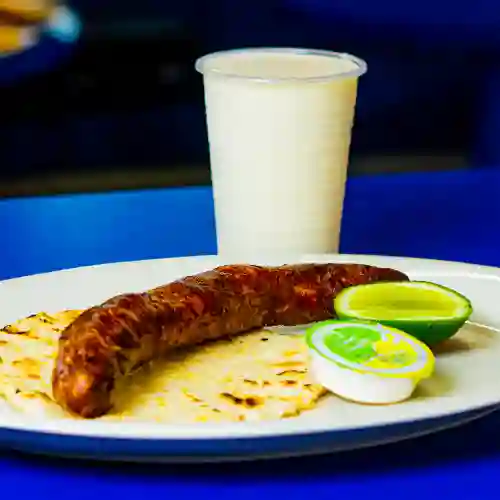 Arepa con Chorizo