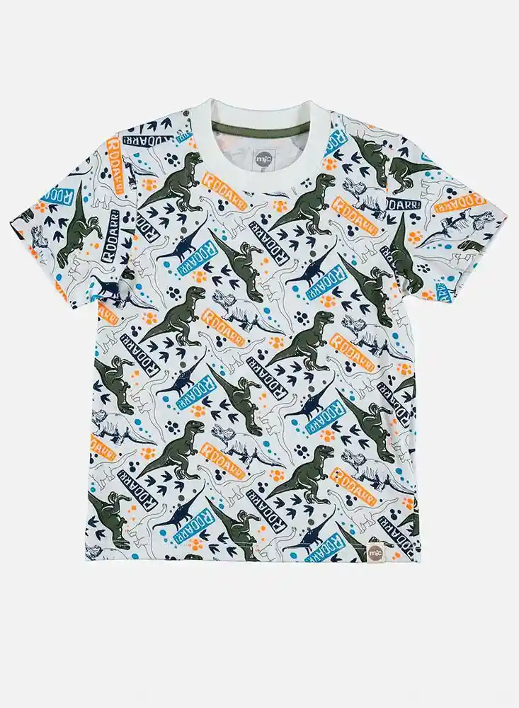 Camiseta Corta Para Bebé Niño 5t - Estampado