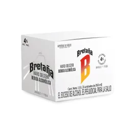 Bretaña Pack Bebida Con Alcohol Mango Piña