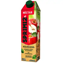Nectar Sprimi2 Nectar Fruta Con 20% Pulpa Manzana.