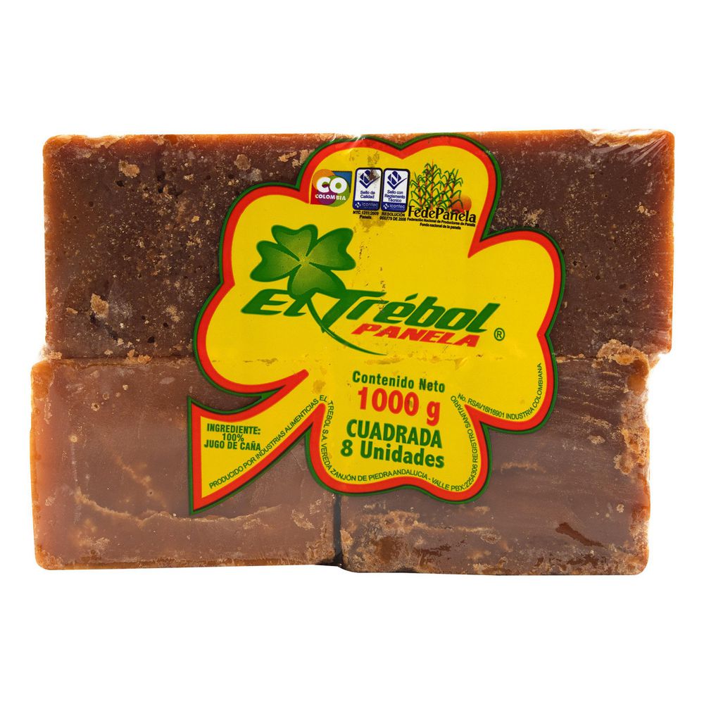 El Trebol Panela Cuadrada 1000 g