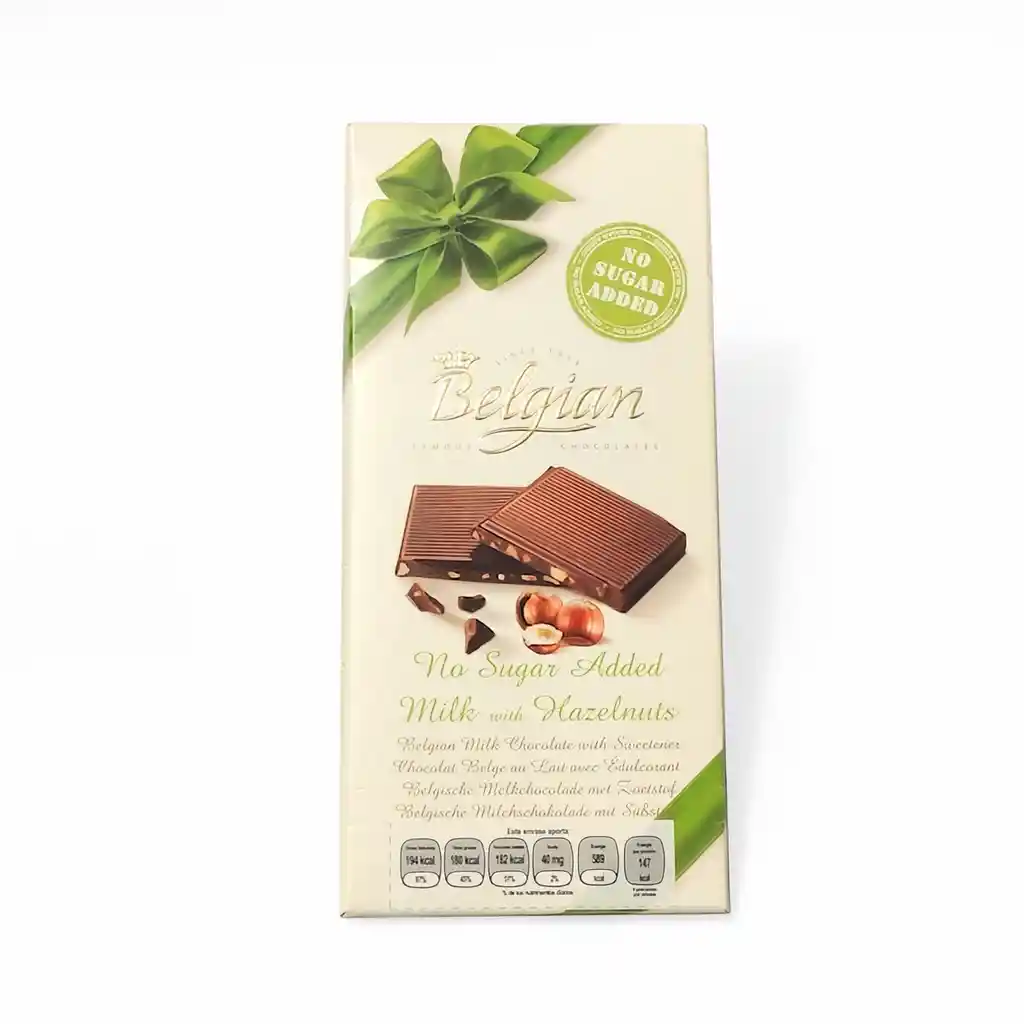 Belgian Chocolate Con Leche Sin Azucar