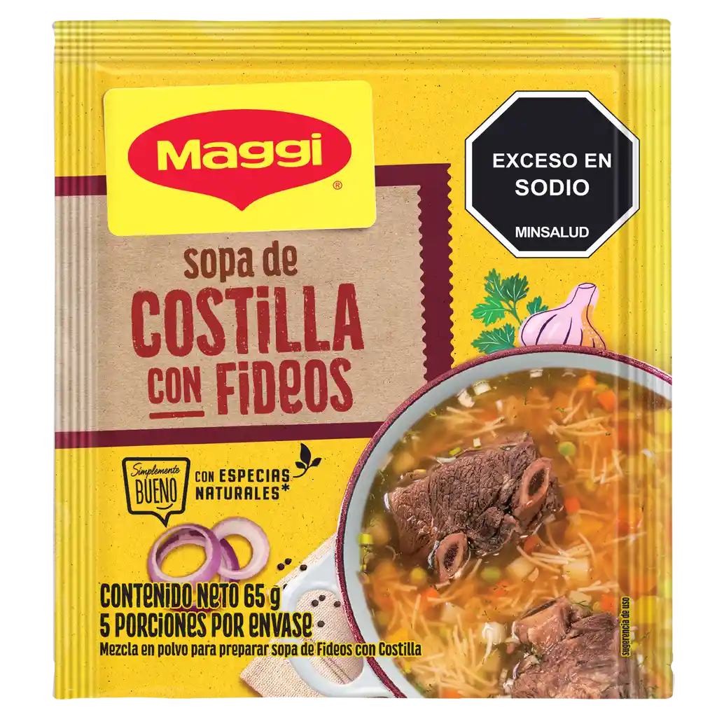 Sopa MAGGI Costilla con Fideos x 65g