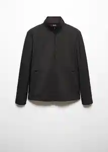 Chaqueta Roe Negro Talla XL Hombre Mango
