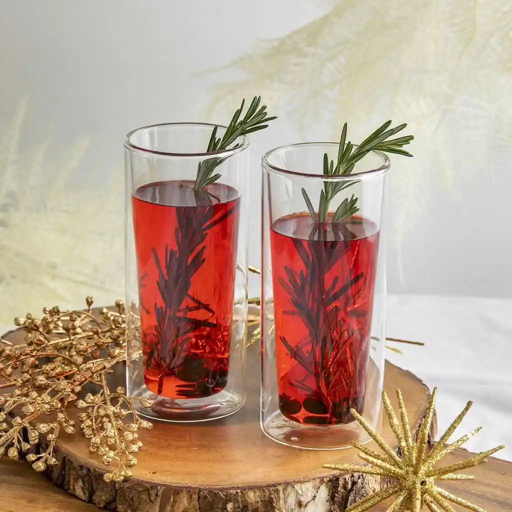 Vaso Doble Pared Recto Capacidad 400 mL Ambiente Gourmet