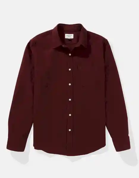 Camisa Hombre Vinotinto Talla: LARGE 2830613 American Eagle