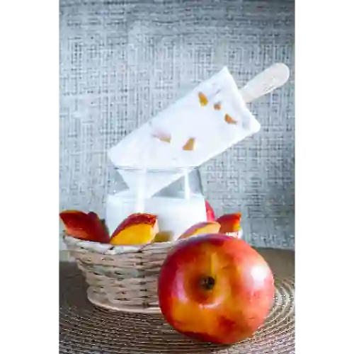 Paleta Cremosa de Yogurt de Melocoton