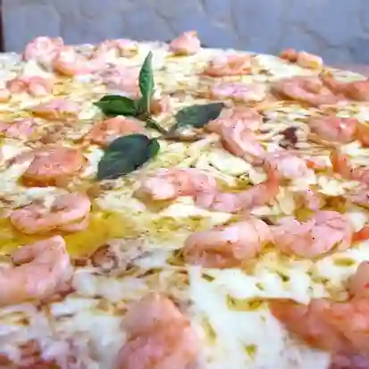 Pizza Pequeña de Camarón