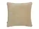 Funda de Cojín Velvet Beige 45 x 45 Casaideas