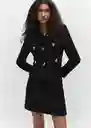 Chaqueta Wintour Negro Talla XL Mujer Mango