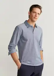 Mango Camisa Polo Regat Navy Talla Xxl