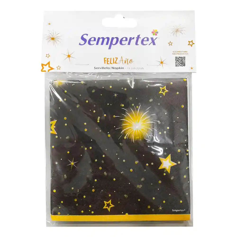 Servilleta Sempertex Pequena Feliz Ano (1 Und)