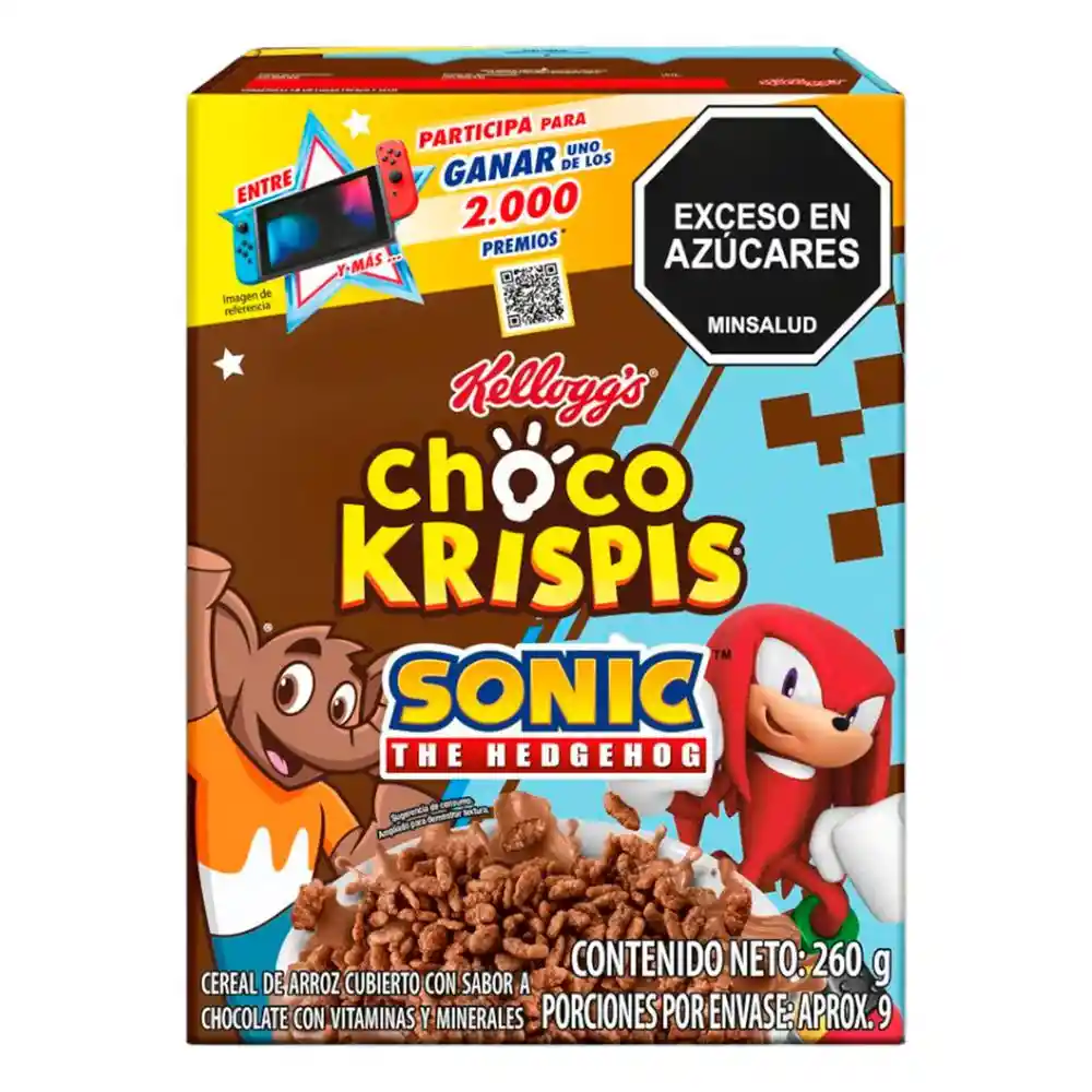 Cereal Choco Krispis Arroz Cubierto Chocolate (260 Gr)