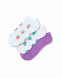 Medias Deportivas Tobilleras Kids Femenino Jimari Kd X3 Galax