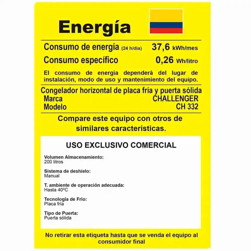 Challenger Congelador