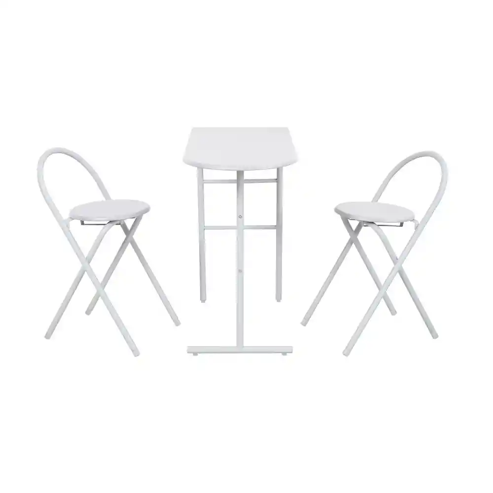 Set Desayunador Alex Blanco 80x40 M+design