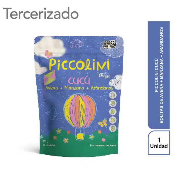 Piccolini Snack Cucu Bolitas de Avena + Manzana + Arándanos