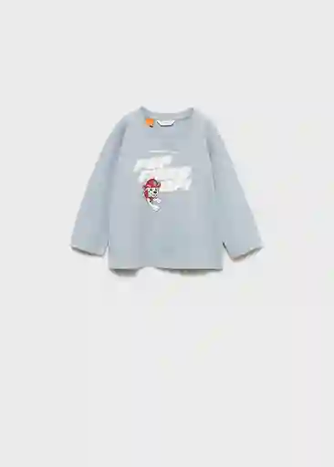 Camiseta Pawfire Celeste Talla 69 Niños Mango