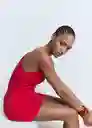 Vestido Knot Rojo Talla S Mujer Mango