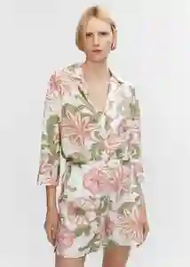 Short Clavel Rosa Palo Talla XS Mujer Mango
