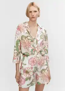 Short Clavel Rosa Palo Talla XS Mujer Mango