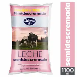 Alpina Leche Semidescremada 1100 mL