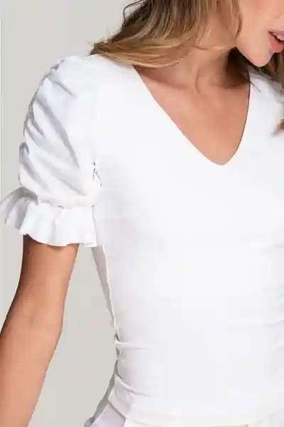 Blusa Berlin Color Blanco Crudo Talla XS Ragged