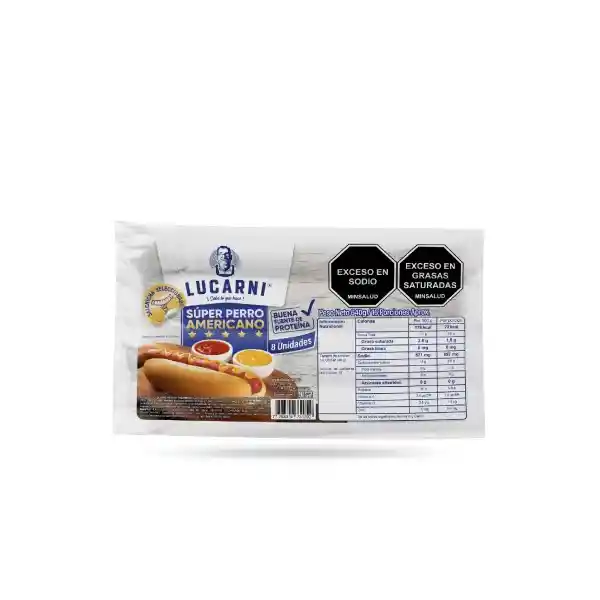 Lucarni Salchicha Super Perro Americano