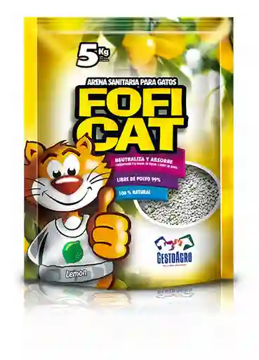 Fofi Cat Arena Para Gato Limón 5000 g