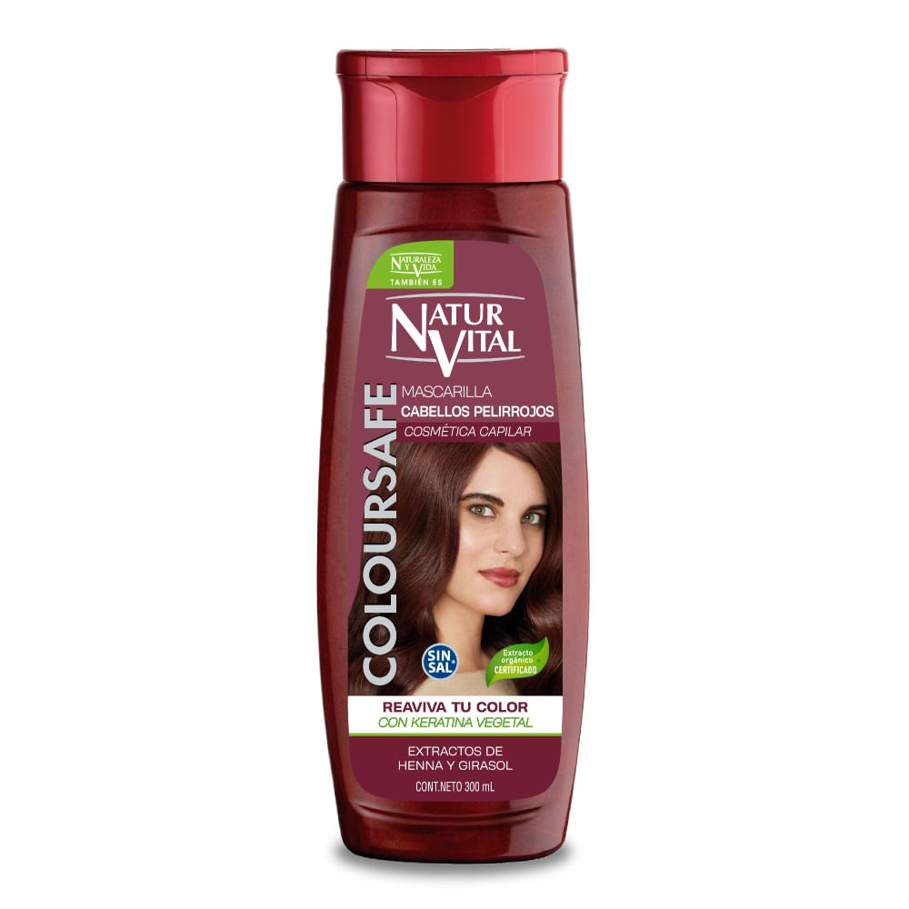 Coloursafe Mascarilla Capilar Cabellos Pelirrojos 300 ml