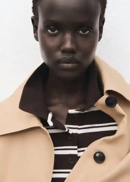 Polo Austin Marrón Talla XL Mujer Mango