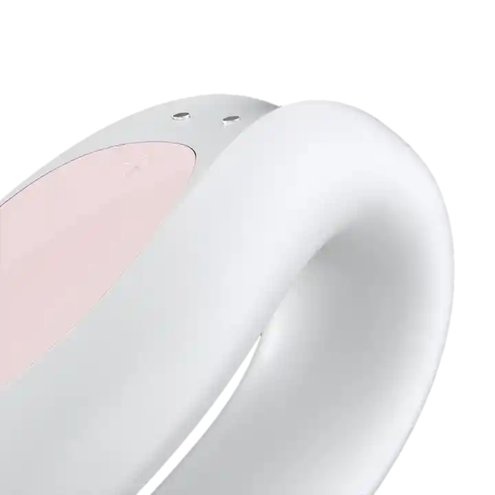 SATISFYER Vibrador Double Joy Para Parejas Blanco