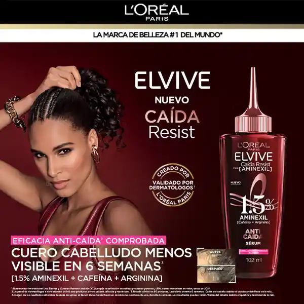 Sérum Elvive L'Oréal París Caída Resist