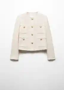 Chaqueta Wintour Crudo Talla L Mujer Mango