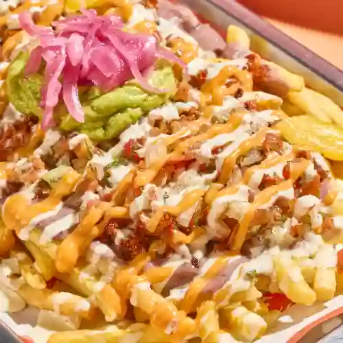 Nachos O Papas Triple