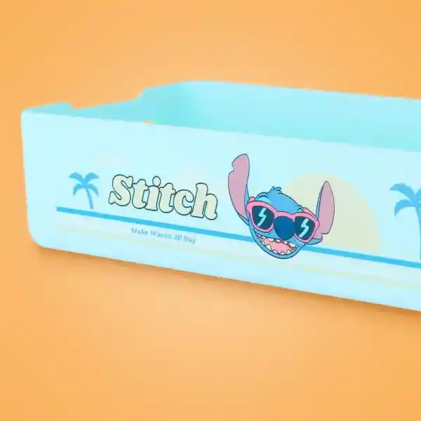 Estante Almacenamiento Pared Serie Lilo & Stitch Azul Miniso